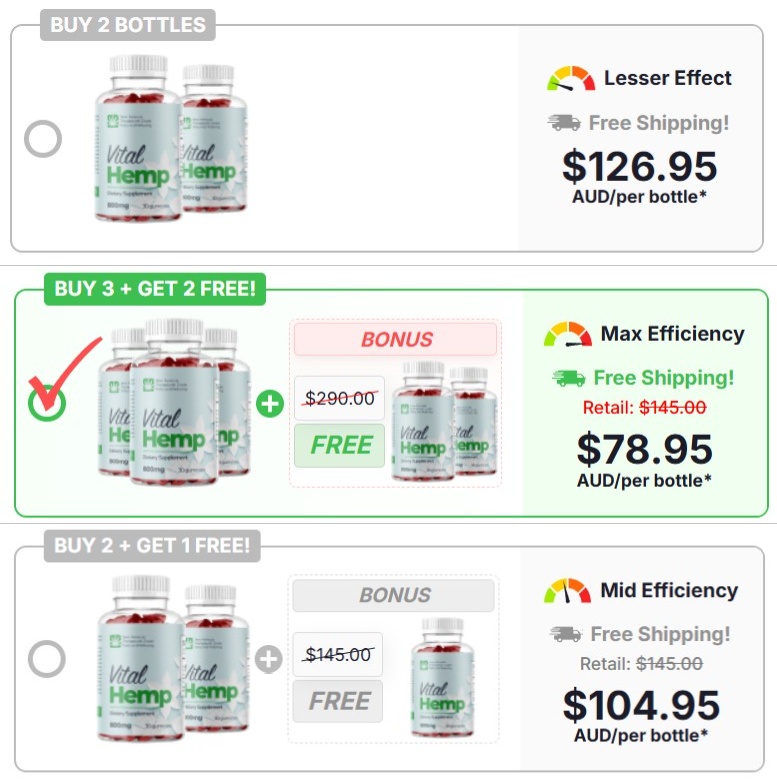 Vital Hemp Gummies &ndash; Natural Support for Stress, Sleep & Joint Comfort