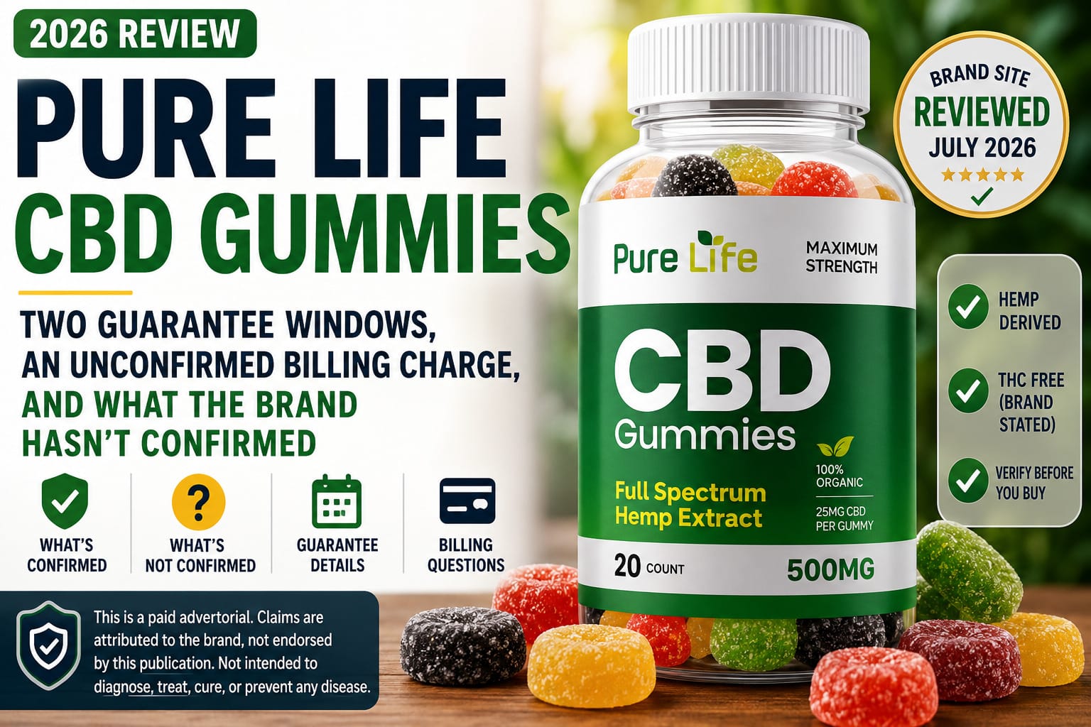 Pure Life CBD Gummies Reviews & Complaints 2026: Why First-Time CBD Buyers  Are Taking a Closer Look Before Ordering | Newswire
