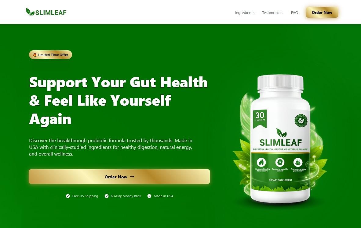 ImageJ - SlimLeaf Reviews 2026 &ndash; Natural Gut Health Support Formula for  Better Digestion