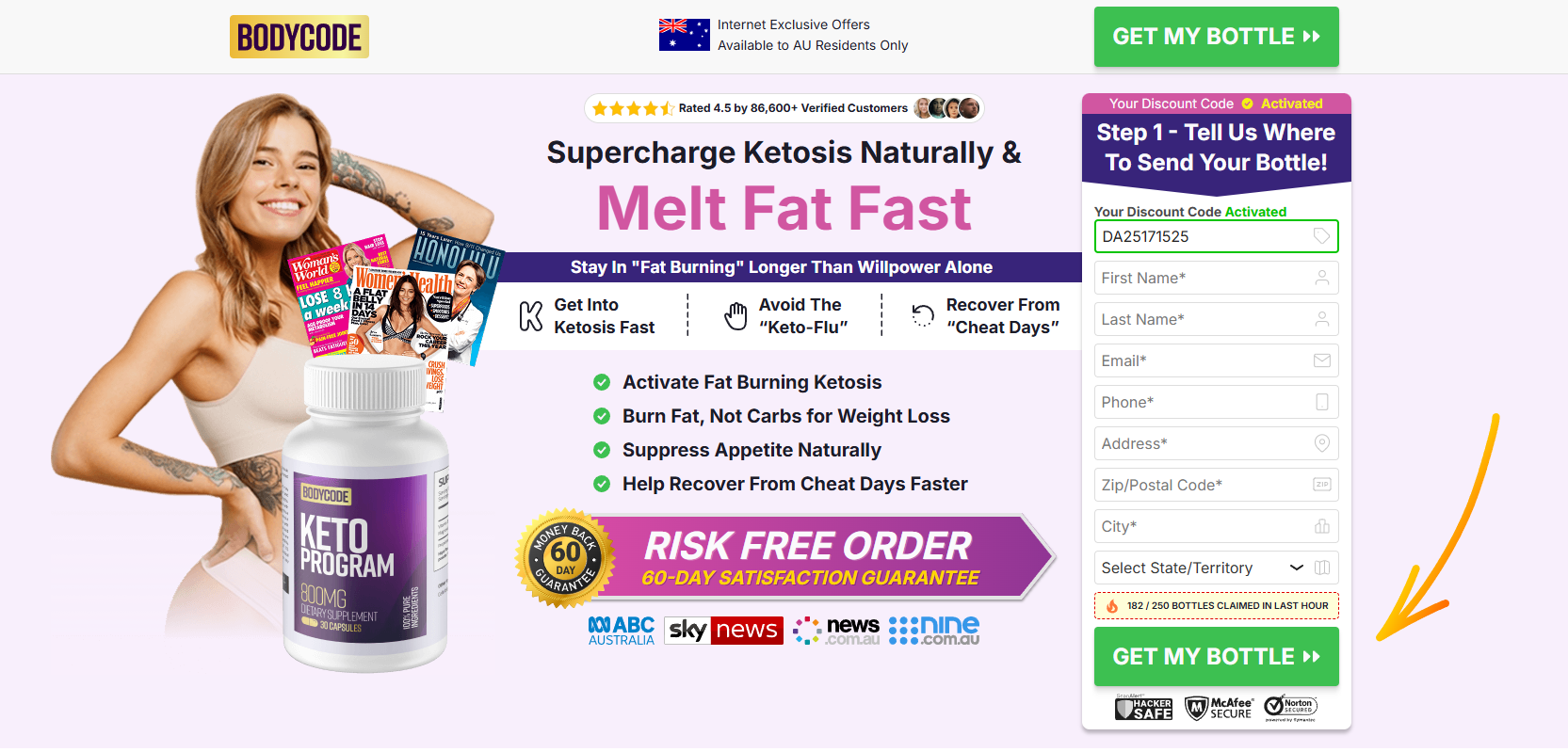 BodyCode Keto Diet Australia Reviews | Read Customer Service Reviews of  bodycodeketo.easydodiet.com