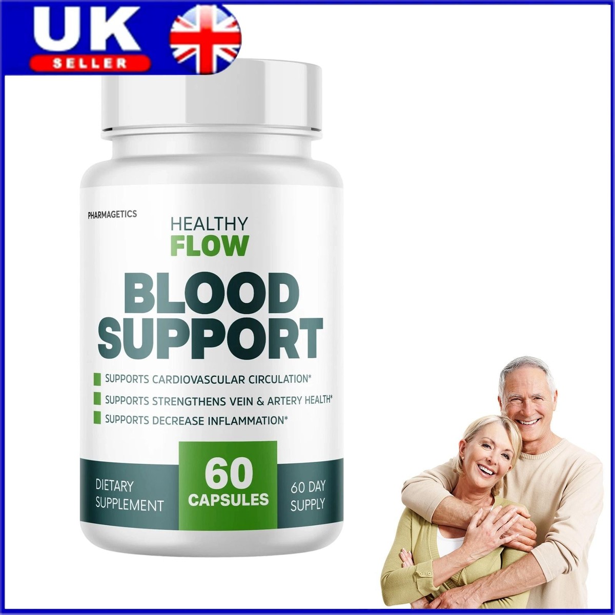 Healthy Flow Blood Support, Cardiovascular Circulation - 60 Capsules  Genuine | eBay UK