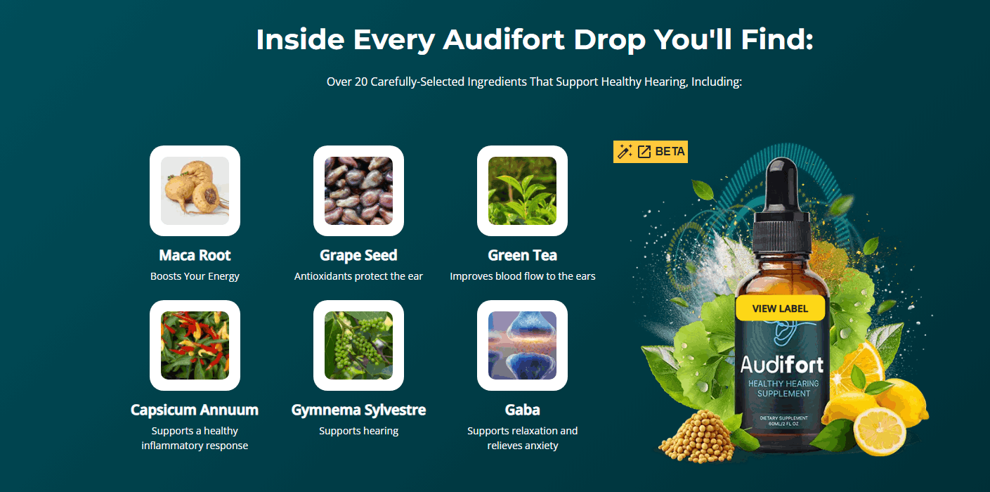 Audifort™ – Natural Hearing Support to Reduce Tinnitus & Improve Ear Health