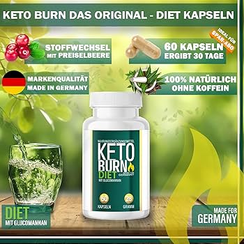 Keto Burn Diet - The Original, Capsules with High-Quality Natural...