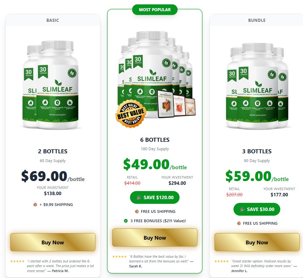 SlimLeaf&reg; | Official Website | Support Healthy Weight Naturally