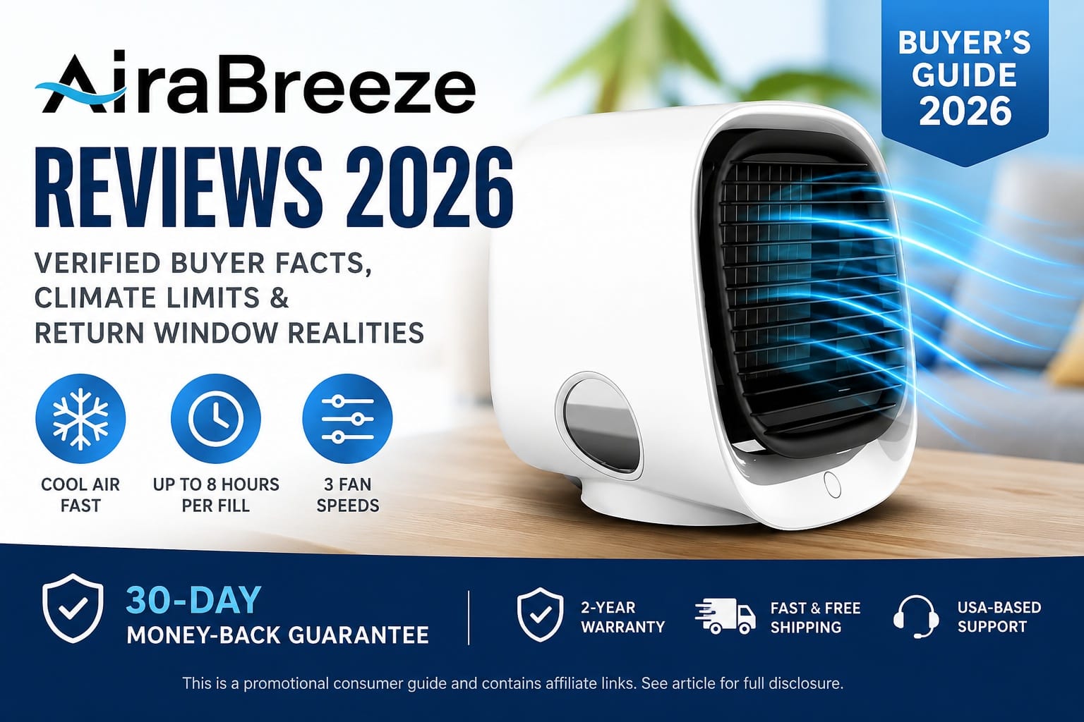 AiraBreeze Reviews 2026: Truth Behind the Trending Portable Air Cooler  Cooling Down Any Room in Minutes Before Buying | Newswire