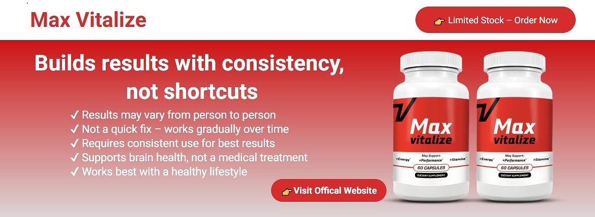 Max Vitalize Latest Reviews &ndash; Price Update & Natural Ingredients | Differ