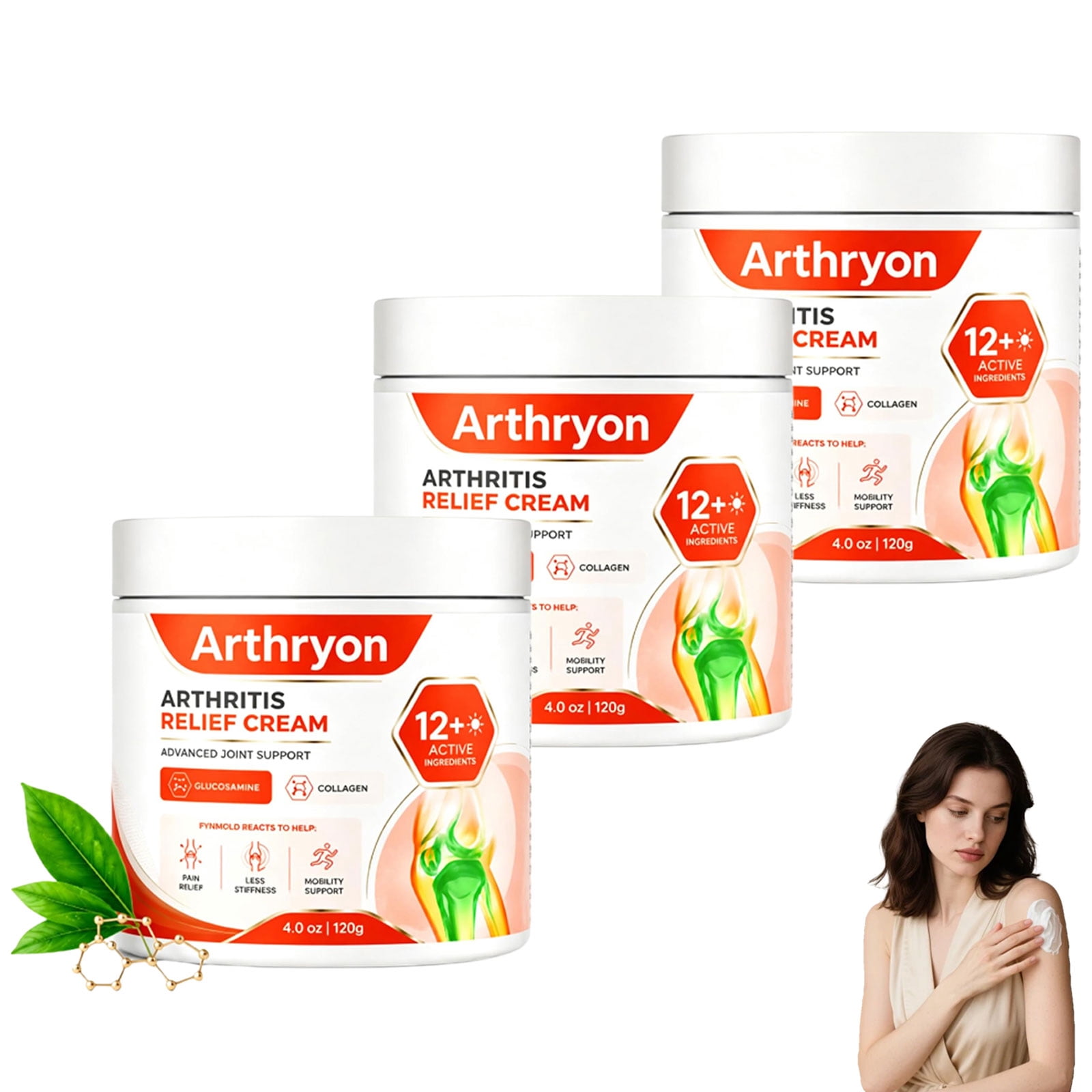 Arthryon Soothing Comfort Cream – Lightweight Body Care for Knees, Hands & Shoulders, Non-Greasy Fast-Absorbing Formula, 4 oz(2PC) Arthryon Soothing Comfort Cream – Lightweight Body Care for Knees, Hands & Shoulders, Non-Greasy Fast-Absorbing Formula, 4 oz(2PC)
